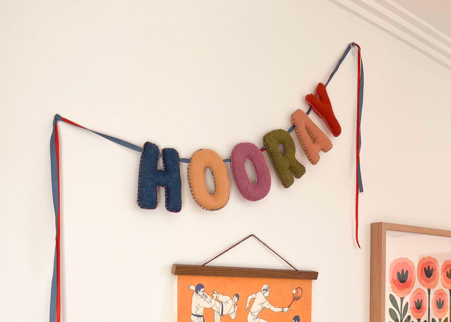 'No frills' Custom Name Garland